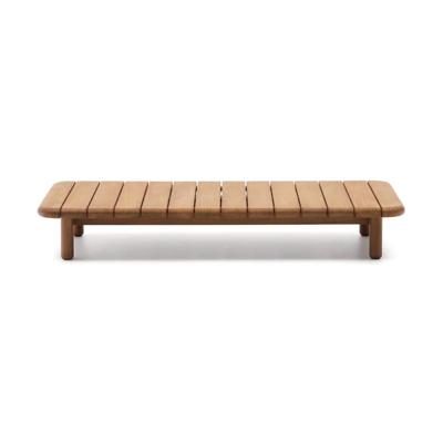 Kave Home Turqueta salontafel 140x70 cm teakhout