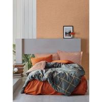 Beddengoedset - 1 dekbedovertrek 220 x 240 cm + 2 kussenslopen 60 x 60 cm - 100% katoen - Kaneel