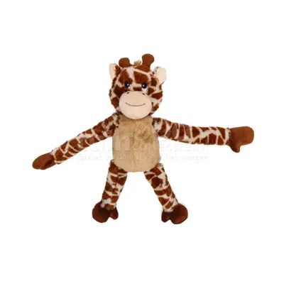 Beeztees Hondenknuffel Jungle Giraf Pluche 40cm