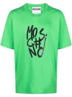 Moschino t-shirt en coton à logo imprimé - Vert - thumbnail