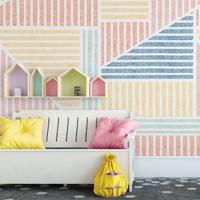 Behang Stripe Fun Rol Multi