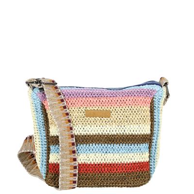 Enrico Benetti Rieten Crossbody / Schoudertas Marbella Multicolor 2
