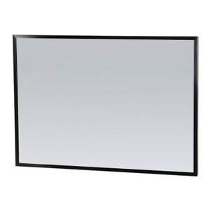 Spiegel Sanitop Silhouette 100x70x2.5 cm Aluminium Zwart