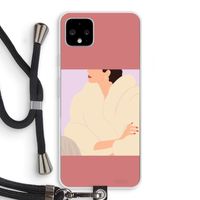 Cosy: Pixel 4 XL Transparant Hoesje met koord