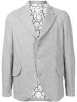 Comme Des Garçons Shirt blazer à simple boutonnage - Gris