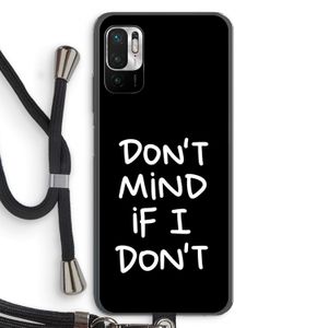 Don't Mind: Xiaomi Redmi Note 10 5G Transparant Hoesje met koord