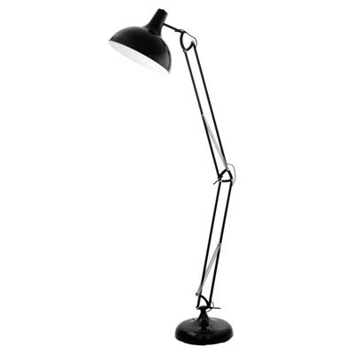 Eglo Design vloer leeslampBorgillo zwart - 94698