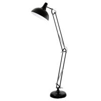 Eglo Design vloer leeslampBorgillo zwart - 94698