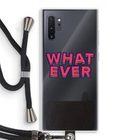 Whatever: Samsung Galaxy Note 10 Plus Transparant Hoesje met koord