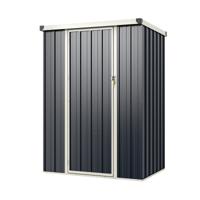 117 x 89 cm Metalen Buiten Schuur Weerbestendig & Roestvrij Staal Gereedschapschuur met Sluitbare Deur Grijs 117 x 89 cm Metalen Buiten Schuur Weerbestendig & Roestvrij Staal Gereedschapschuur met Sluitbare Deur Grijs