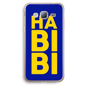 Habibi Blue: Samsung Galaxy J3 (2016) Transparant Hoesje