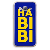 Habibi Blue: Samsung Galaxy J3 (2016) Transparant Hoesje - thumbnail