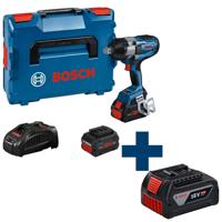 Bosch Professional GDS 18V-1050 H Accu Slagmoersleutel 3/4" 18V 5,5Ah BITURBO in L-Boxx - 06019J8503 Bosch Professional GDS 18V-1050 H Accu Slagmoersleutel 3/4" 18V 5,5Ah BITURBO in L-Boxx - 06019J8503