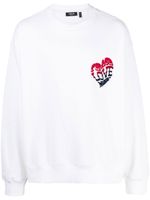 FIVE CM sweat Love à col rond - Blanc - thumbnail