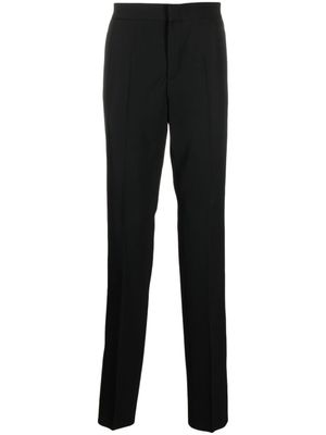 Versace pantalon de costume en laine - Noir