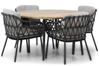 4 Seasons Calpi/Montana 130 cm dining tuinset 5-delig - thumbnail