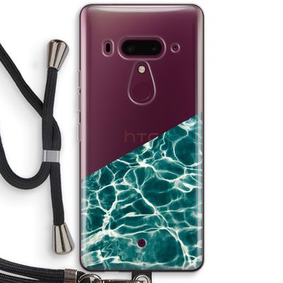 Weerkaatsing water: HTC U12+ Transparant Hoesje met koord