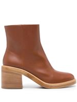 Roberto Festa bottines Mady 75 mm en cuir - Marron