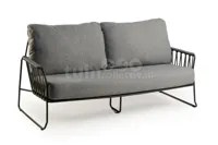 Tierra Outdoor Loungebank Rivera 2-zit Charcoal
