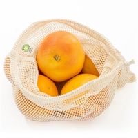 Netzakje voor Groente en Fruit Biologisch Katoen - M