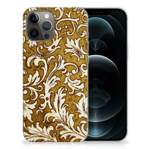 Siliconen Hoesje iPhone 12 Pro Max Barok Goud