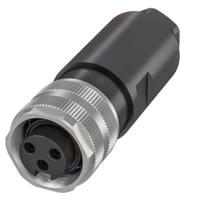 BALLUFF BCC0AT9 Sensor/actuator connector, niet geassembleerd Aantal polen (sensoren): 3 1 stuk(s)