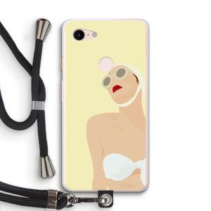 Summer: Pixel 3 XL Transparant Hoesje met koord