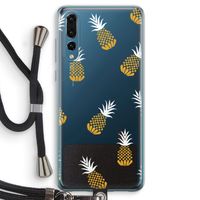 Ananasjes: Huawei P20 Pro Transparant Hoesje met koord