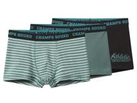 esmara Set van 3 kinder boxers (Groen/zwart/gestreept, 146/152)
