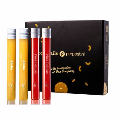 Alcoholvrij cocktail pakket | 4 tubes (0%)