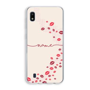 Kusjes: Samsung Galaxy A10 Transparant Hoesje