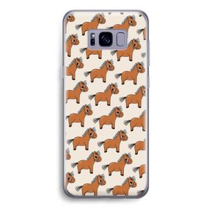 Pony: Samsung Galaxy S8 Transparant Hoesje