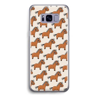 Pony: Samsung Galaxy S8 Transparant Hoesje