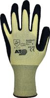 Asatex Handschoen | maat 10 geel/zwart | EN 388 PSA-categorie II | nylon met natuurlatex | 12 paar - 3750/10 - 3750/10 - thumbnail