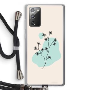 Love your petals: Samsung Galaxy Note 20 / Note 20 5G Transparant Hoesje met koord