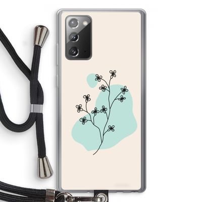 Love your petals: Samsung Galaxy Note 20 / Note 20 5G Transparant Hoesje met koord