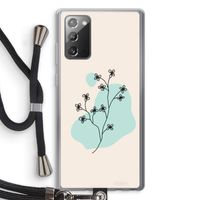Love your petals: Samsung Galaxy Note 20 / Note 20 5G Transparant Hoesje met koord