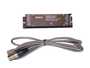 LED DMX controller met UTP in en uitgang