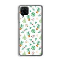 Ananas bladeren: Samsung Galaxy A12 Transparant Hoesje Ananas bladeren: Samsung Galaxy A12 Transparant Hoesje