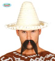Mexicaanse sombrero naturel 33cm