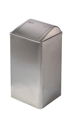 Mediclinics Mediclinics afvalbak gesloten 65l. PP0065CS - RVS