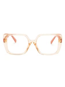 Miu Miu Eyewear lunettes de vue à monture oversize - Orange