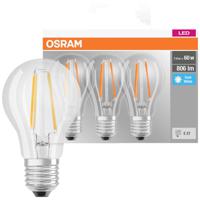 OSRAM 4058075819535 LED-lamp Energielabel E (A - G) E27 Peer 6.5 W = 60 W Neutraalwit (Ø x h) 60 mm x 60 mm 3 stuk(s)