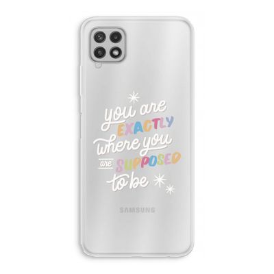 Right Place: Samsung Galaxy A22 4G Transparant Hoesje