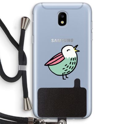 Birdy: Samsung Galaxy J5 (2017) Transparant Hoesje met koord