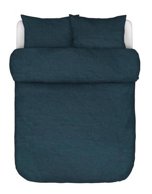 Marc O&apos;Polo Valka Indigo blue dekbedovertrek