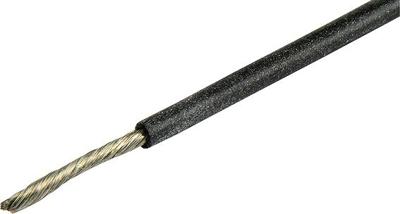 HERTH+BUSS Electric cable silicone 0.75 mm black 5mtr.