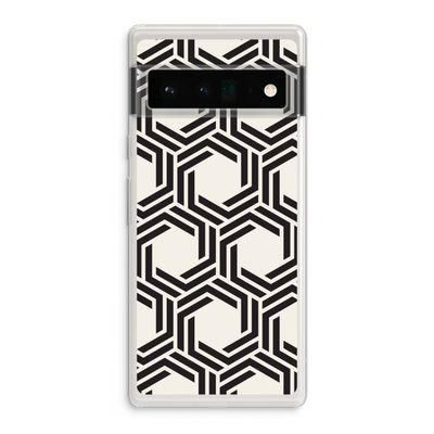 Geometrisch patroon: Google Pixel 6 Pro Transparant Hoesje