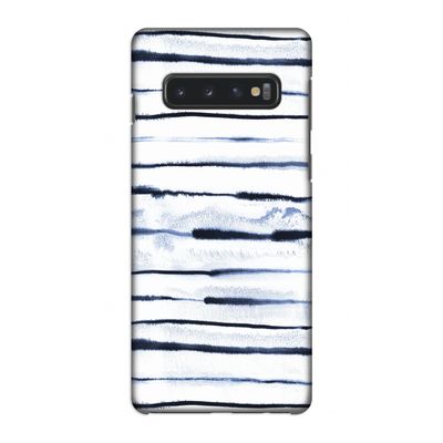 Ink Stripes: Samsung Galaxy S10 4G Volledig Geprint Hoesje