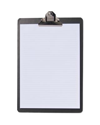 HEMA Klembord 34x23 Met A4 Schrijfblok Zwart